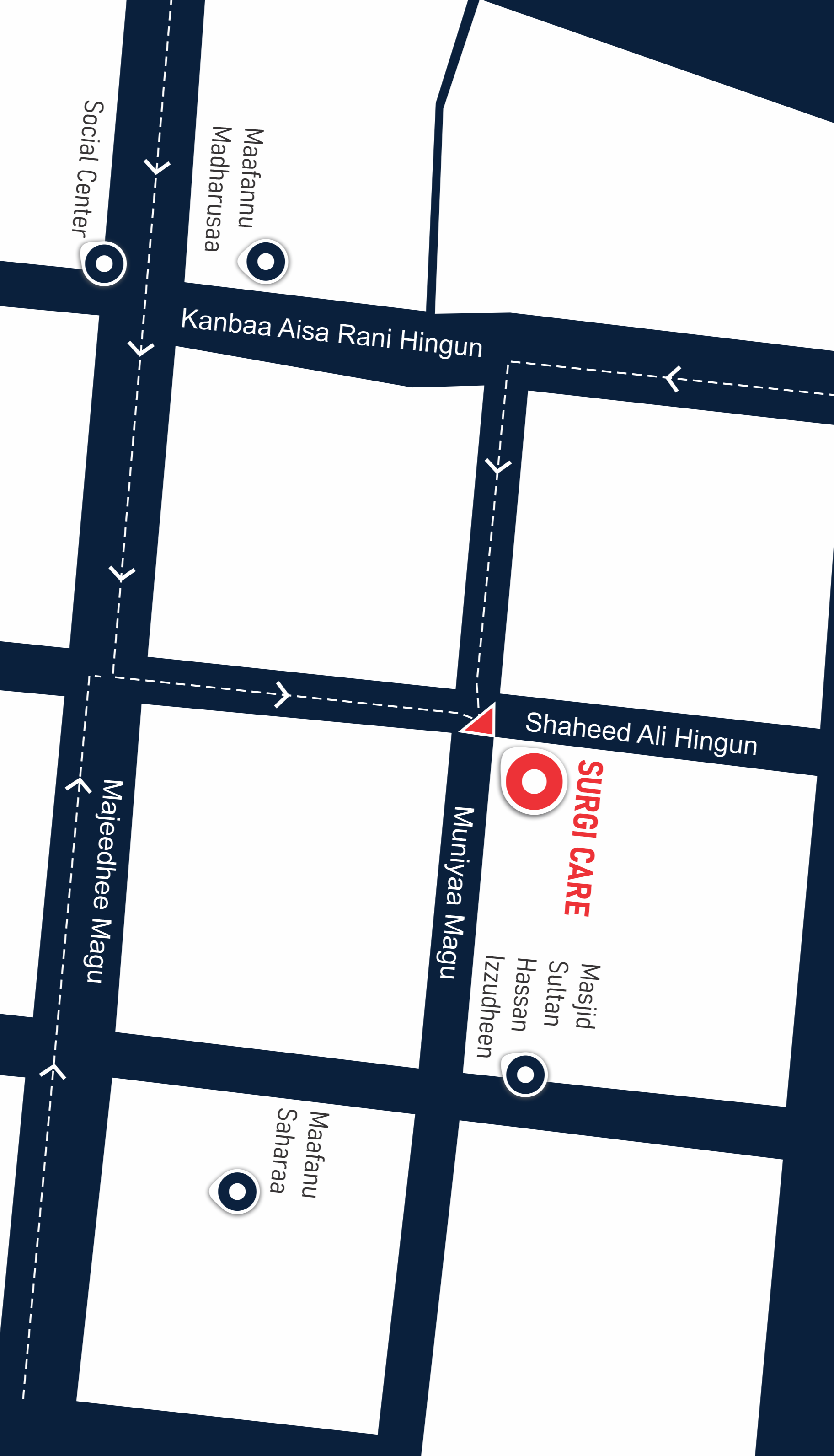 Surgicare Clinic Map